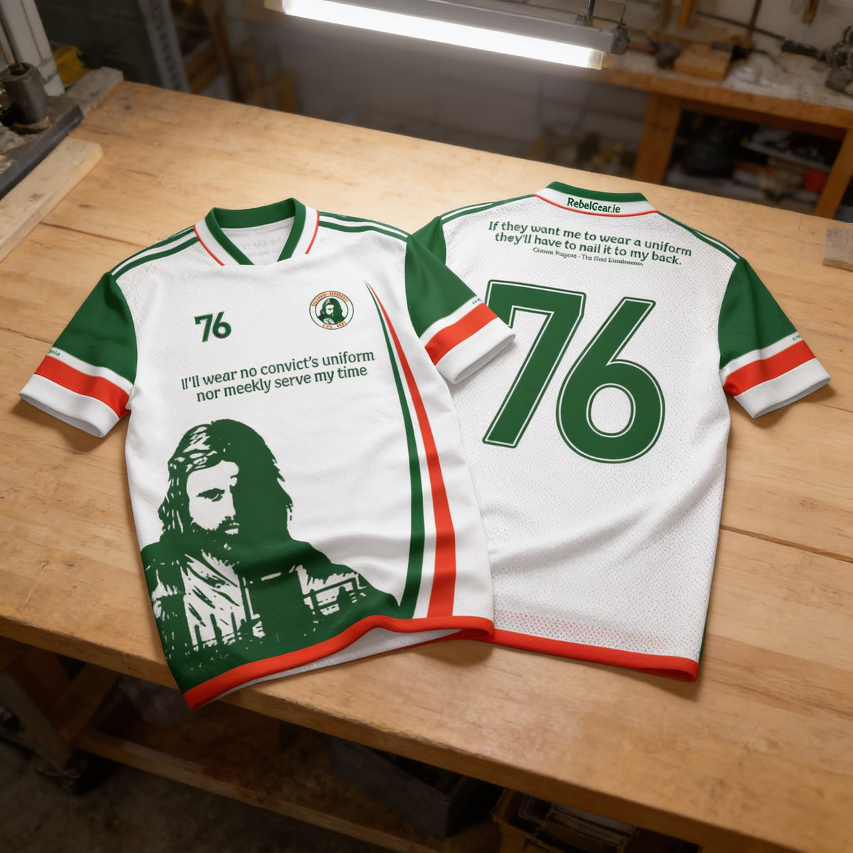 50th Anniversary Blanket Protest 1976–1981 Commemorative Jersey