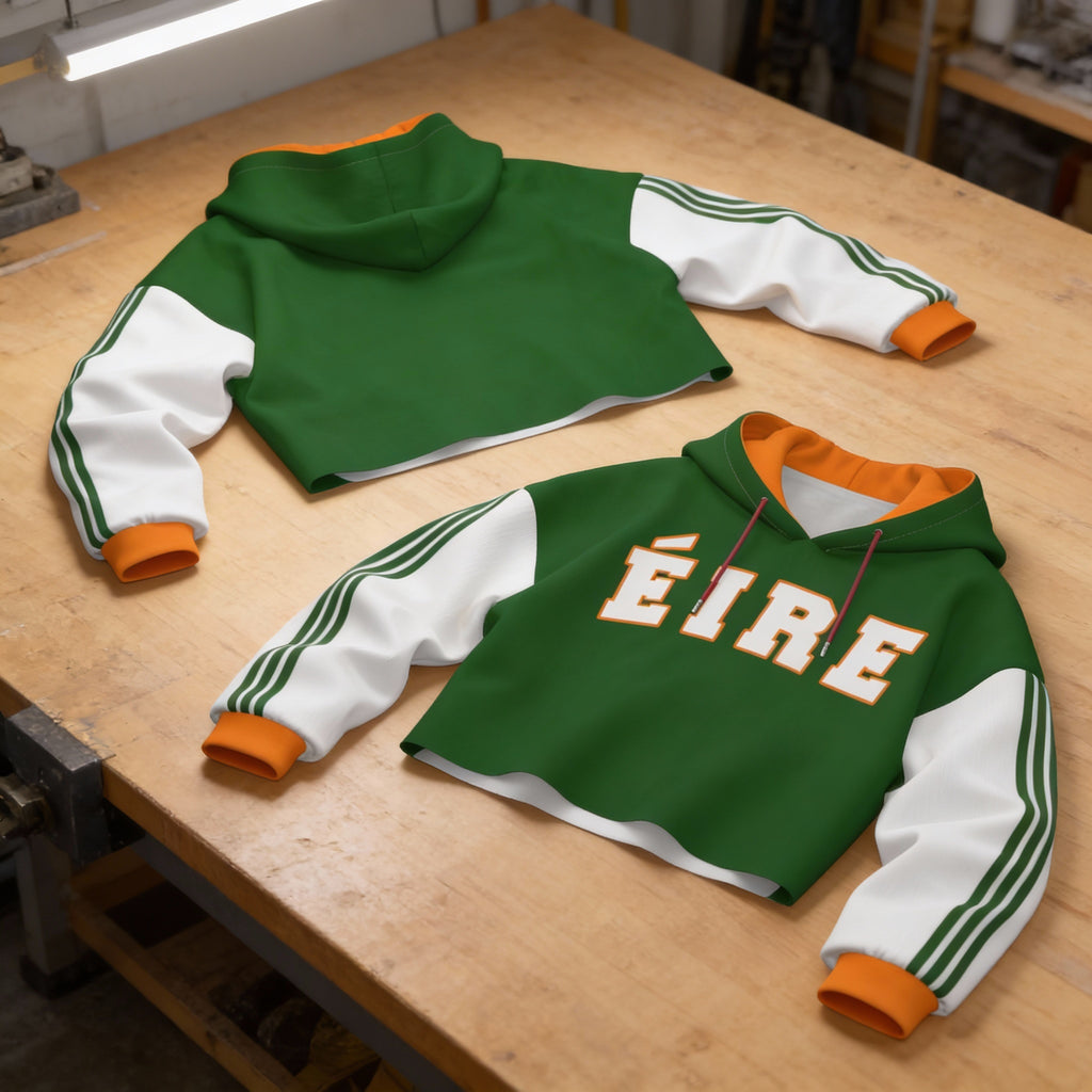 ÉIRE CROP WOMEN'S PREMIUM HOODIE