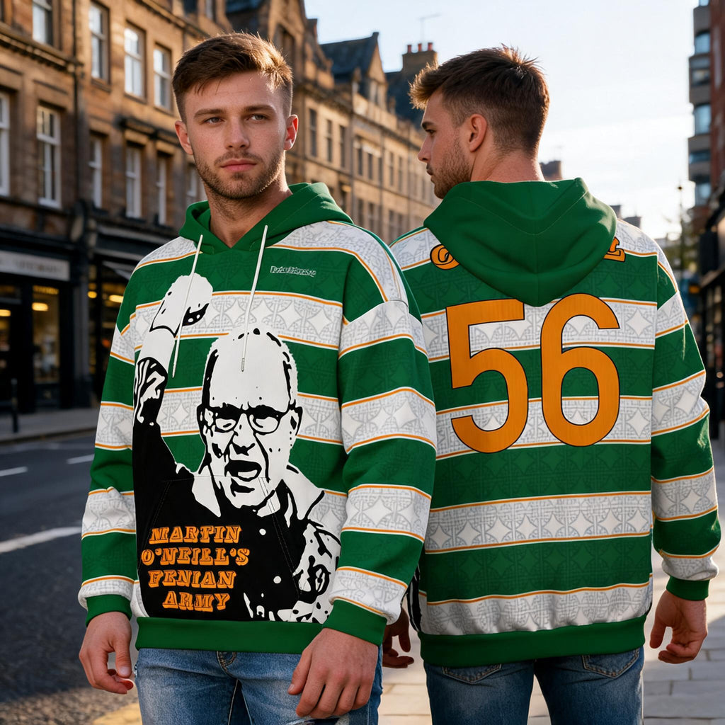 Martin O'Neill Tribute Celtic 56 Hoodie